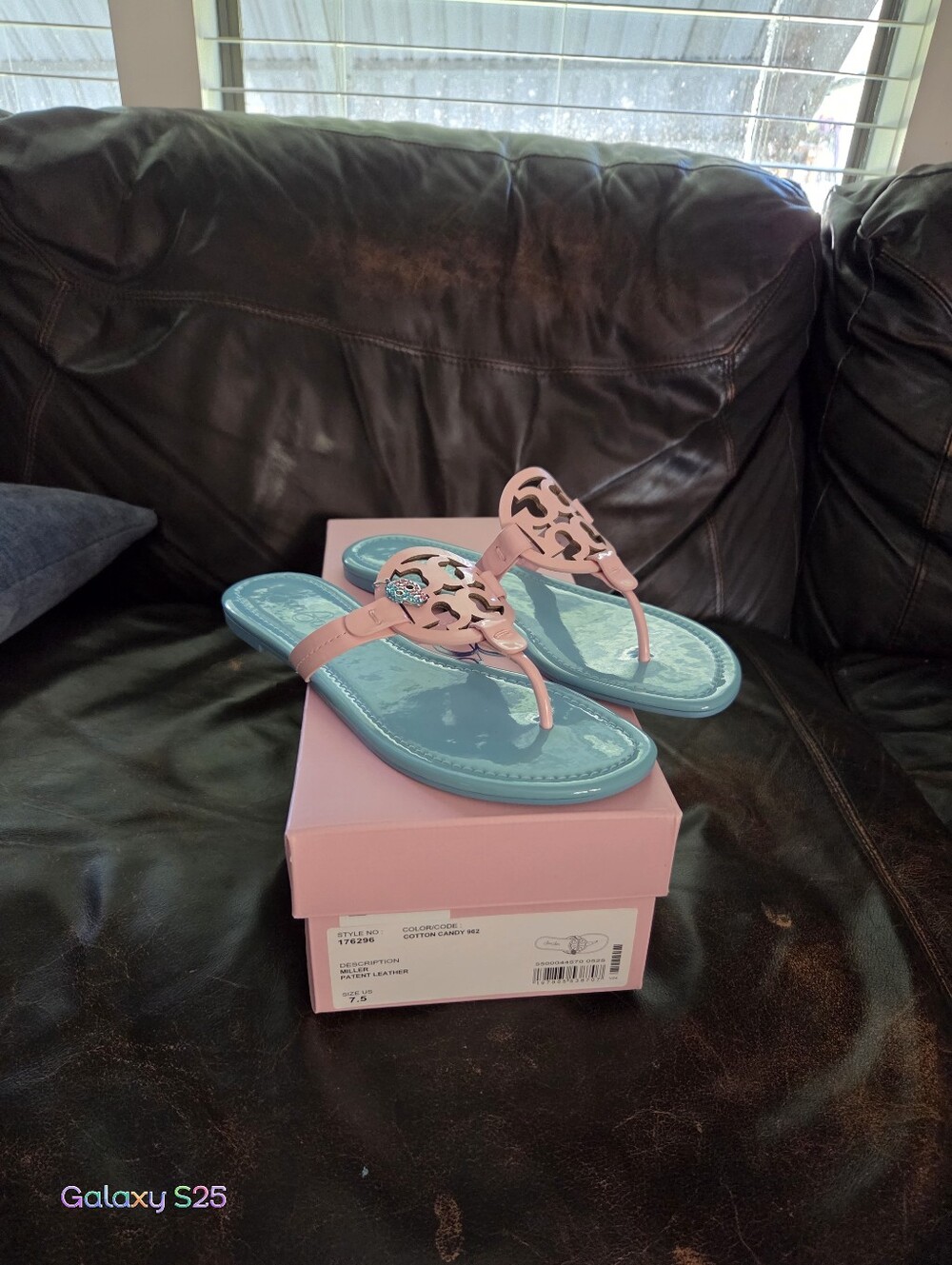 Tory Burch Miller bon bon sandals cotton candy